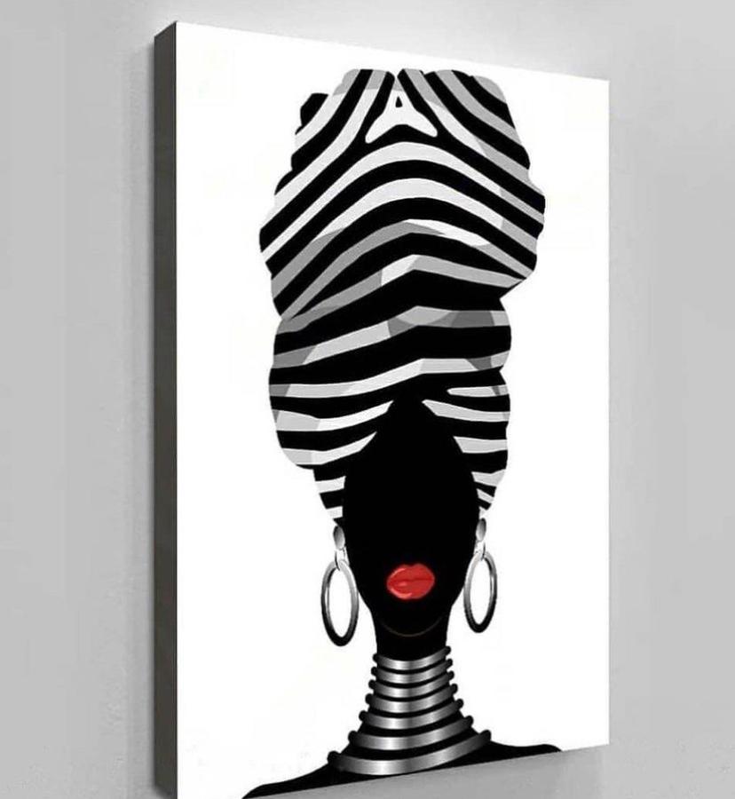 Afro Icon — Canvas Print