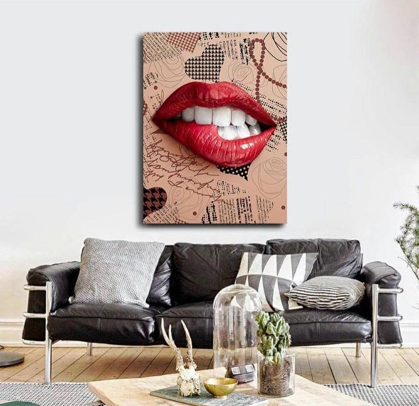 Pop Lips — Canvas Print